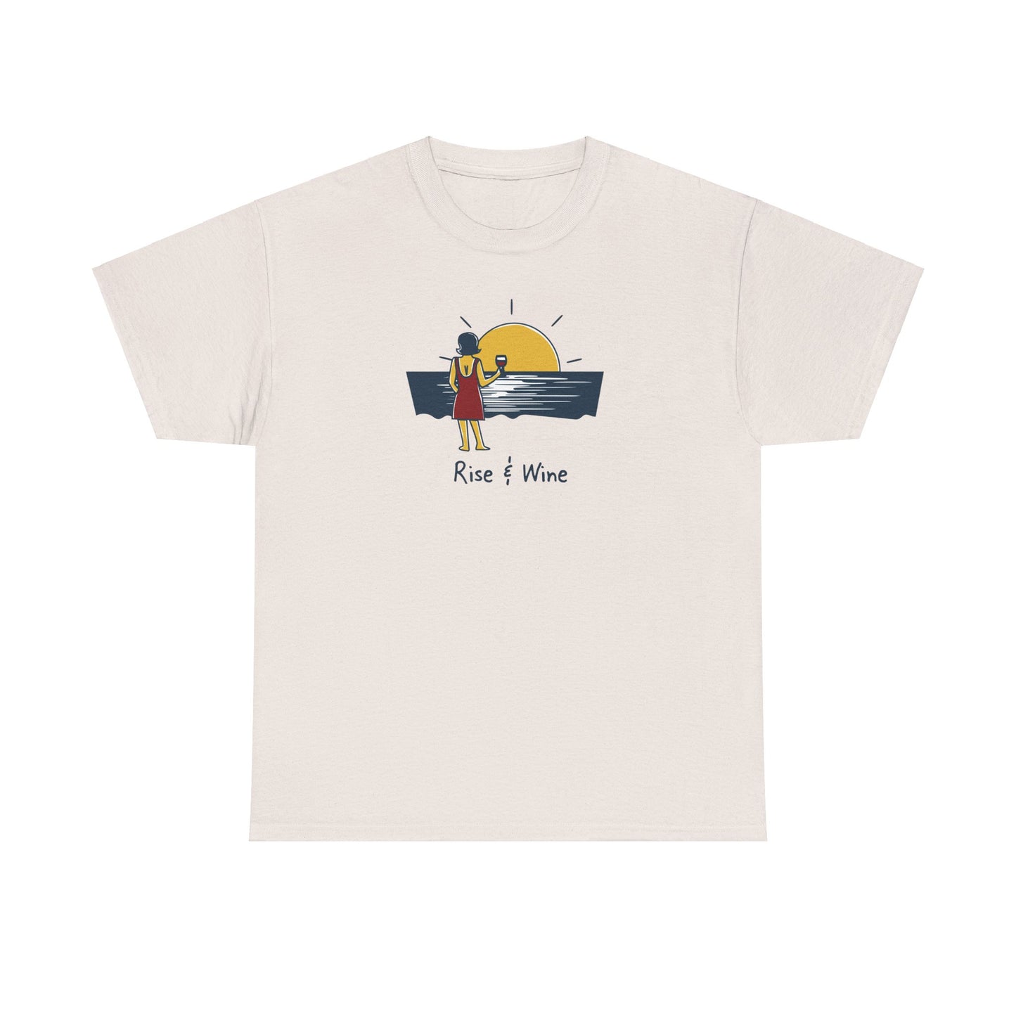 Rise & Wine — Doodle Tee