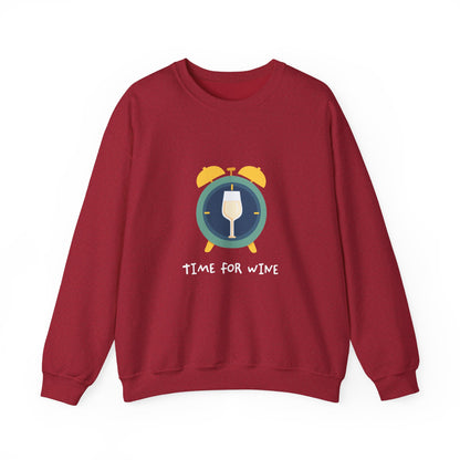 Time for Wine (White Lovers) — Crewneck Sweatshirt