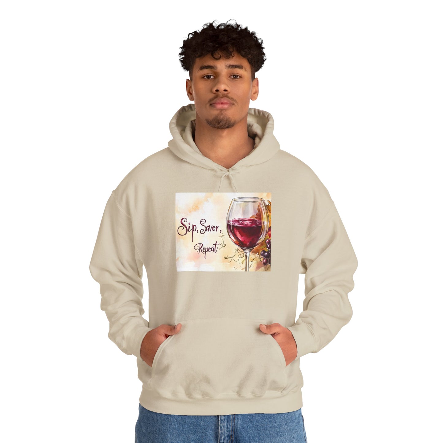 Sip Savor Repeat — Hoodie
