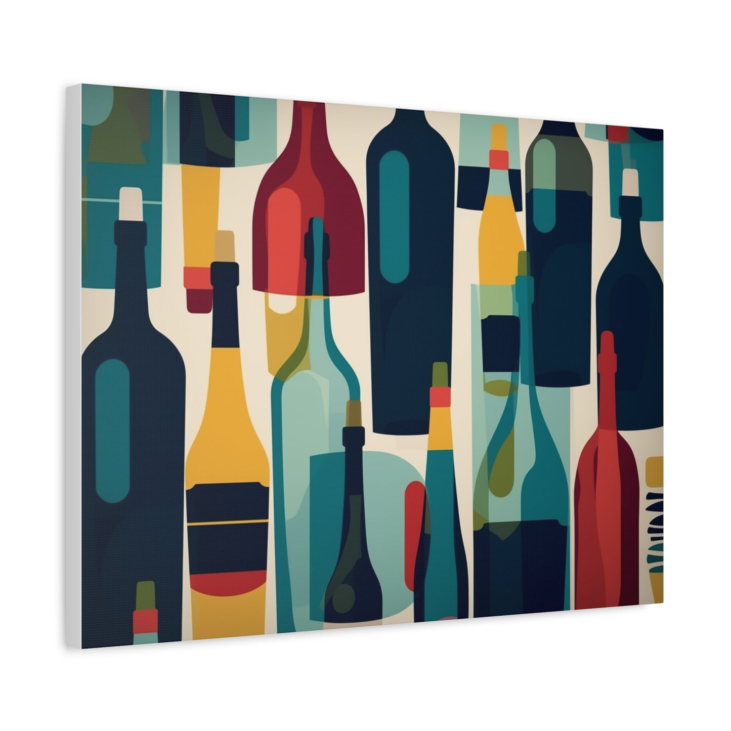 Bold Bottles — Canvas Wall Art