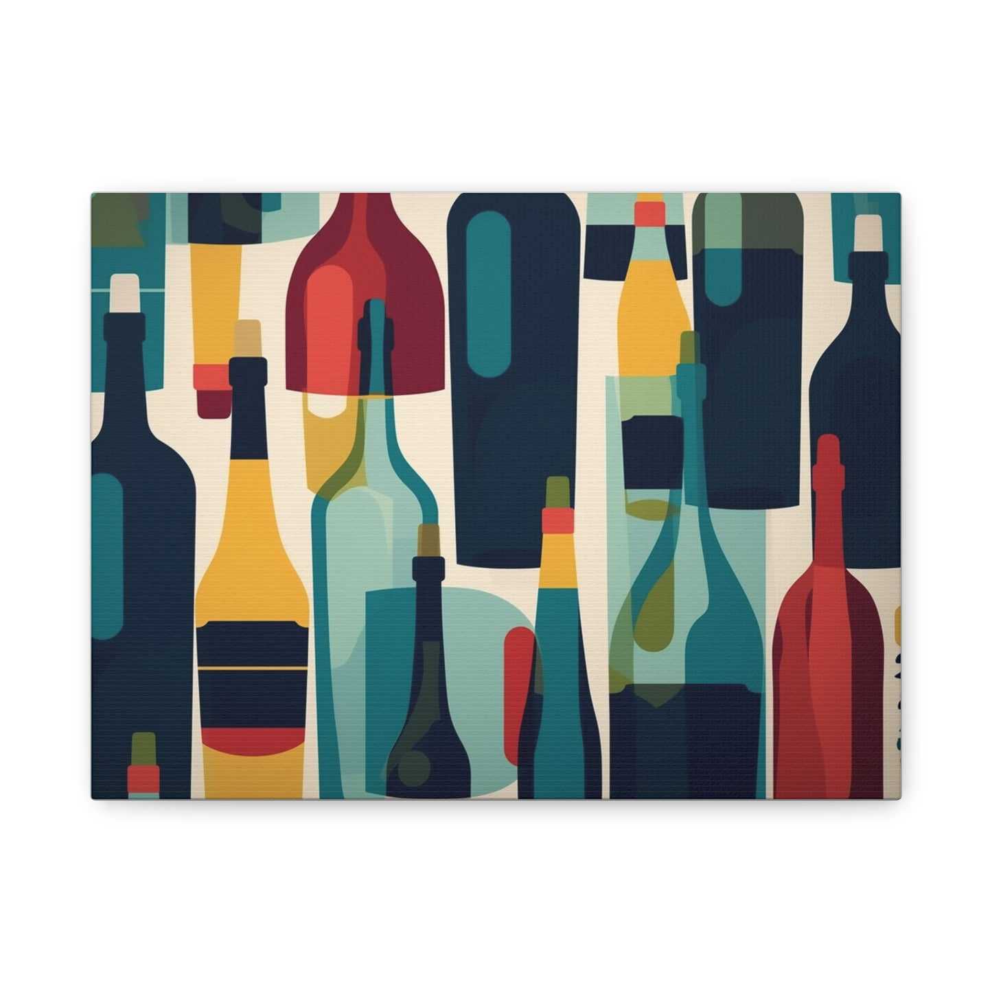 Bold Bottles — Canvas Wall Art