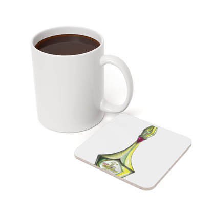 Golden Decanter II — Cork-Back Coaster