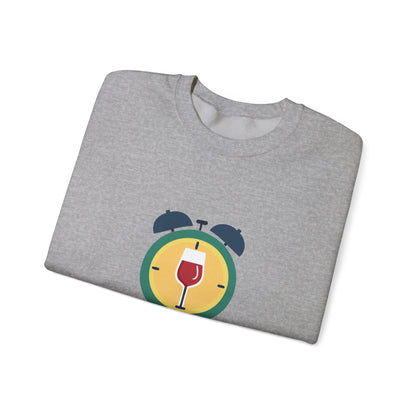 Time for Wine (Red Lovers) — Crewneck Sweatshirt