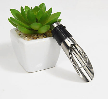 Stainless Steel Wine Pourer & Preservation Stopper