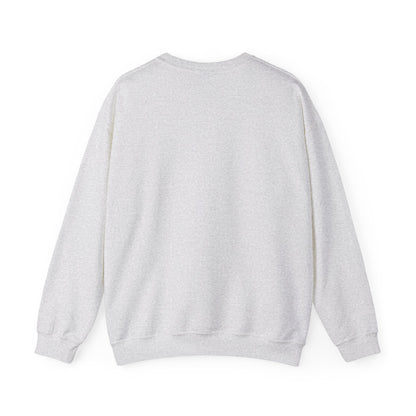 Back view of the ash grey personalized Weekend Wine Club crewneck showing the plain undecorated back