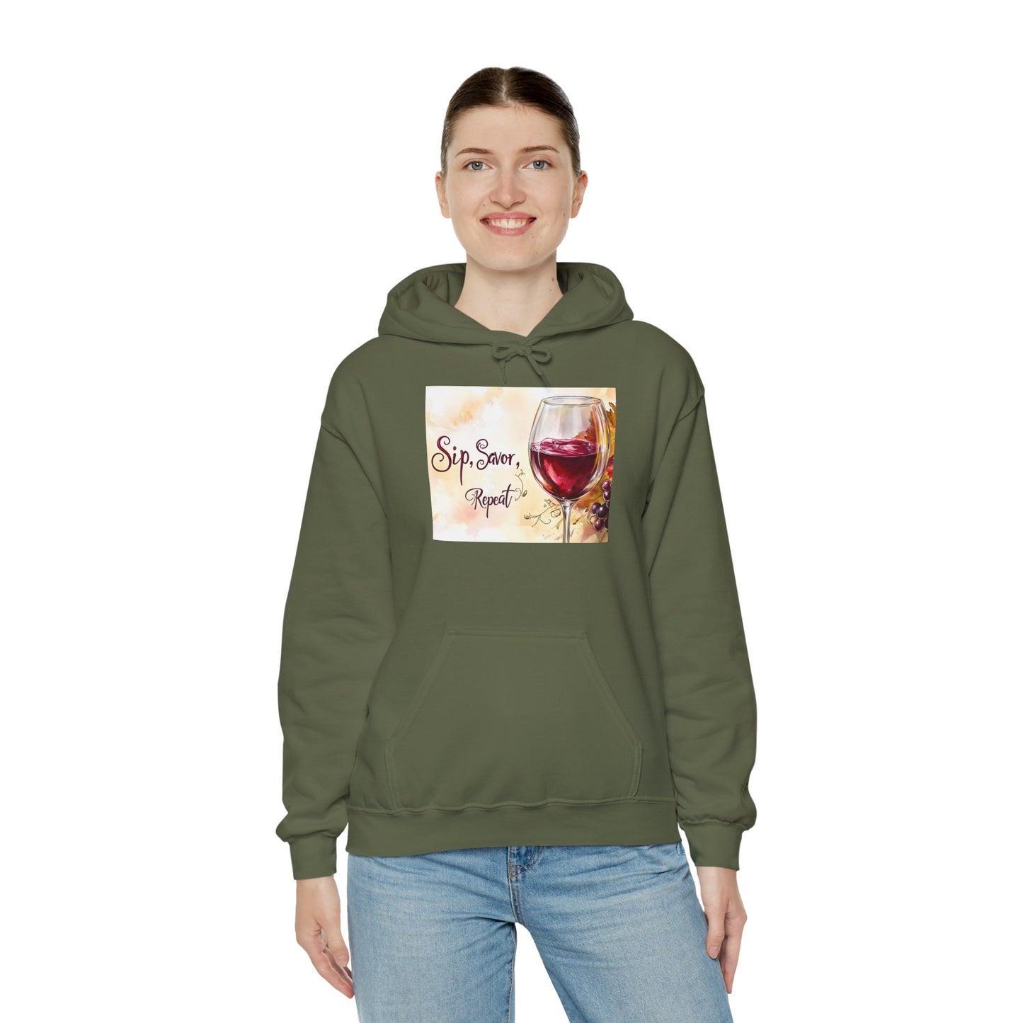 Sip Savor Repeat — Hoodie