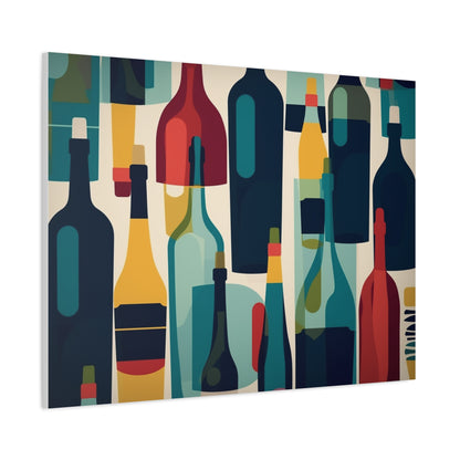 Bold Bottles — Canvas Wall Art
