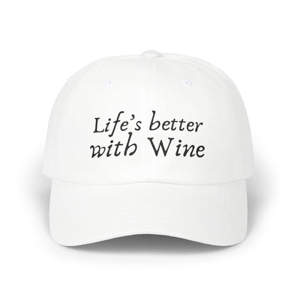 Life's Better with Wine — Classic Cap (Neutrals)