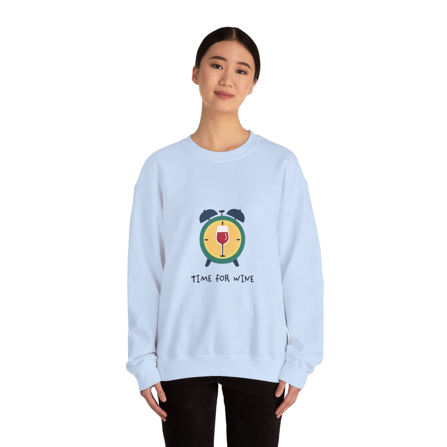 Time for Wine (Red Lovers) — Crewneck Sweatshirt