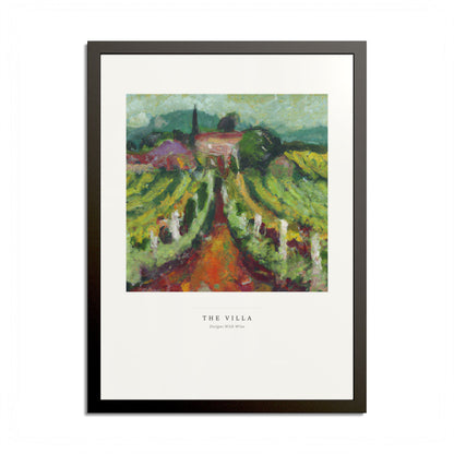 The Villa — Framed Art Print