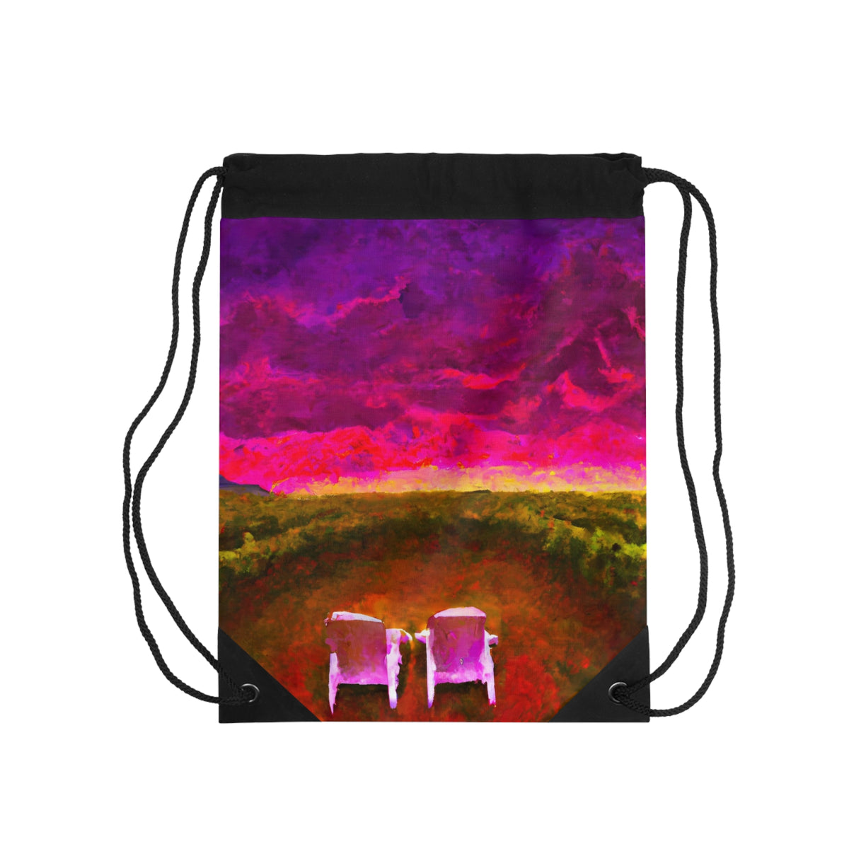 Surreal Sunset — Drawstring Bag
