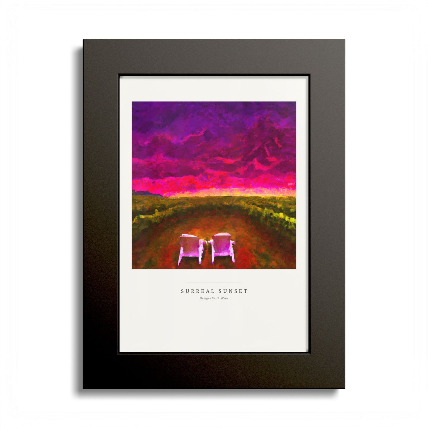 Surreal Sunset — Framed Art Print