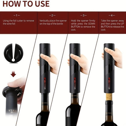 Electric Wine Opener Set — Automatic Bottle Opener