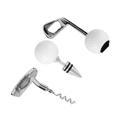 Golf Shaped Corkscrew & Bottle Opener Set