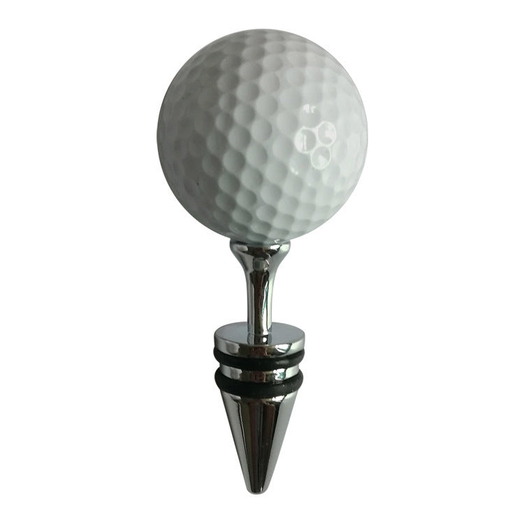 Golf Ball Wine Bottle Stopper