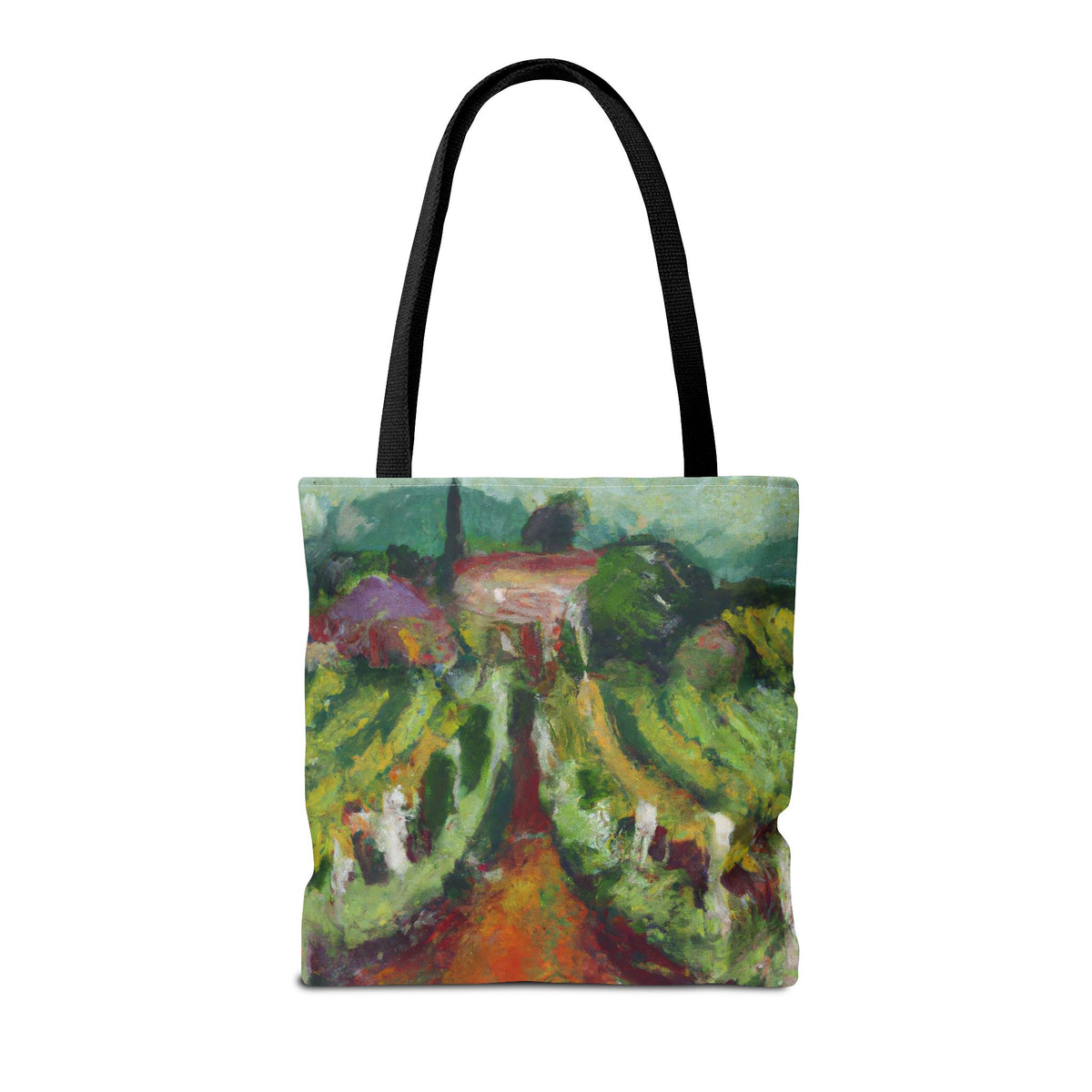 Impressionist Villa Vineyards — Canvas Tote