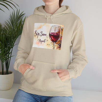 Sip Savor Repeat — Hoodie