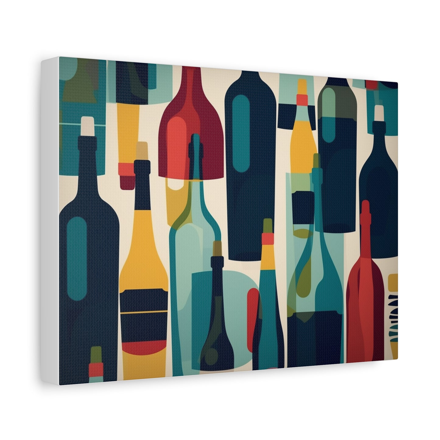 Bold Bottles — Canvas Wall Art