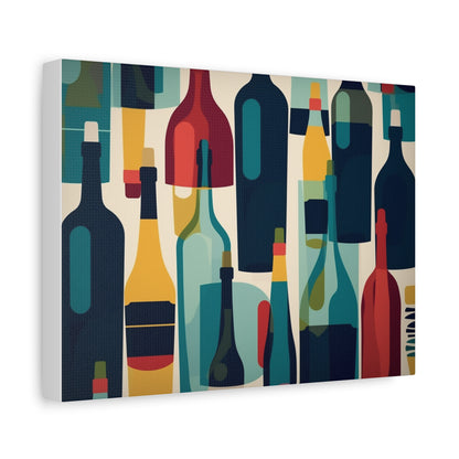 Bold Bottles — Canvas Wall Art