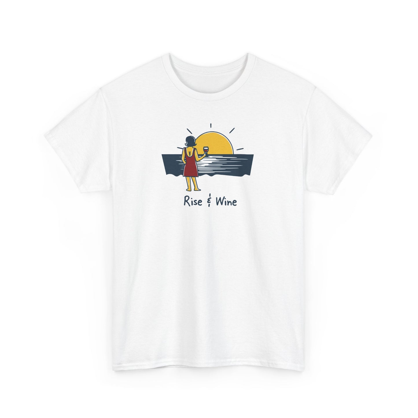 Rise & Wine — Doodle Tee