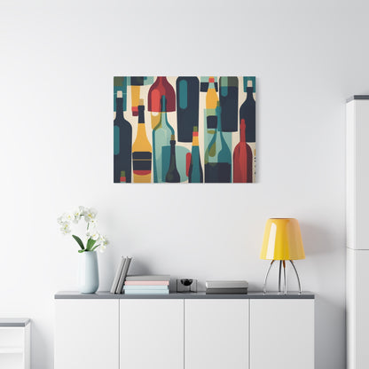 Bold Bottles — Canvas Wall Art