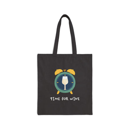 Time for Wine — Canvas Tote