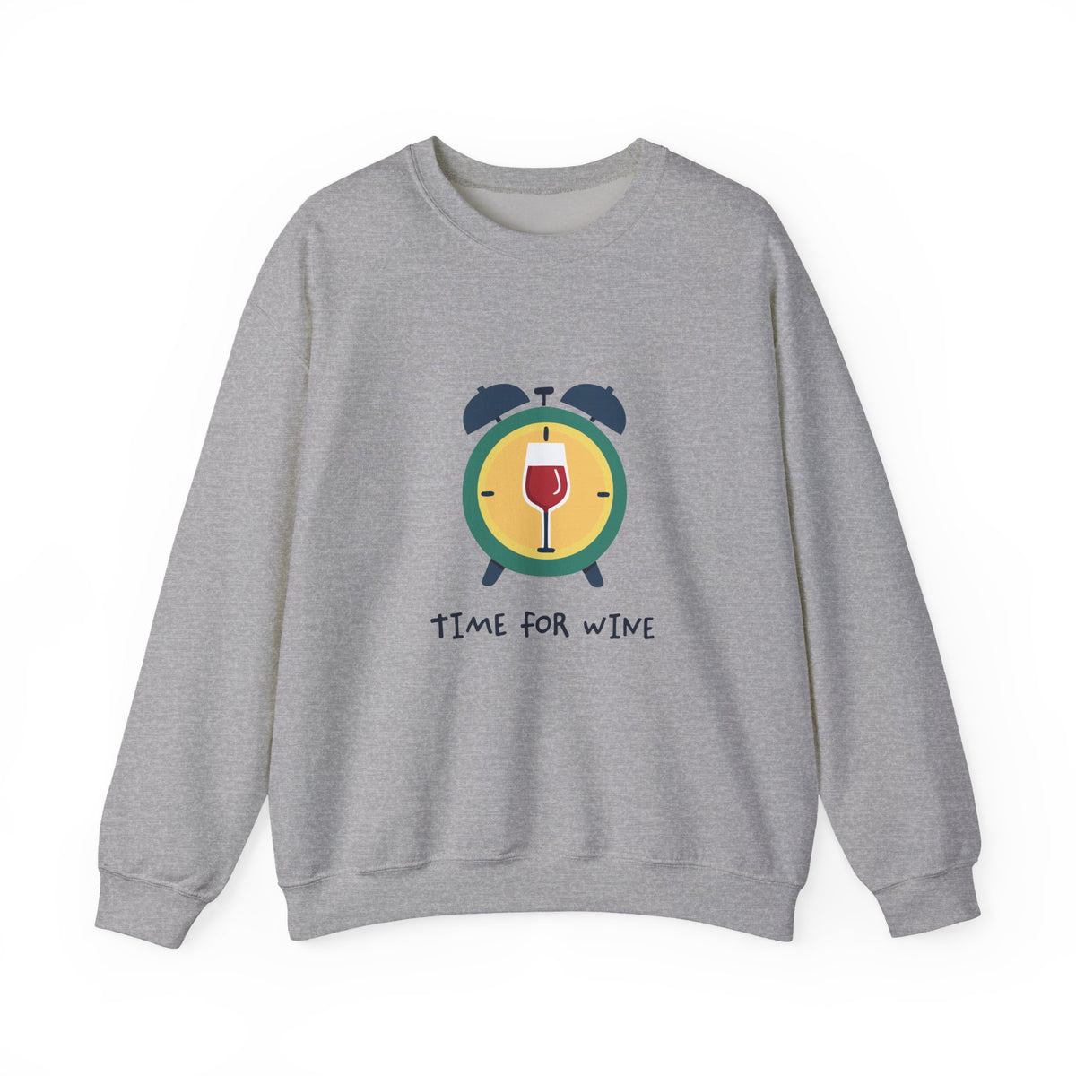 Time for Wine (Red Lovers) — Crewneck Sweatshirt