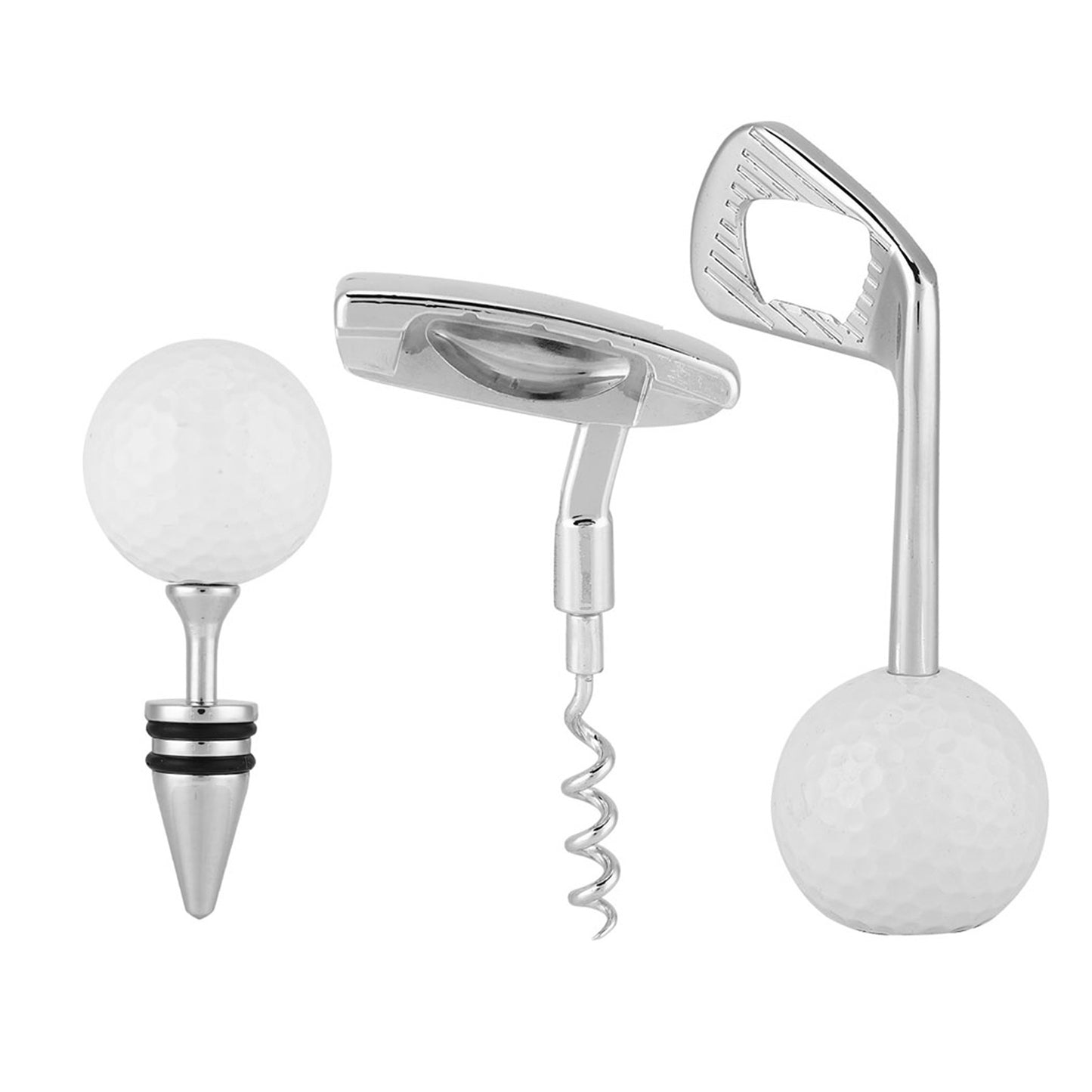 Golf Shaped Corkscrew & Bottle Opener Set
