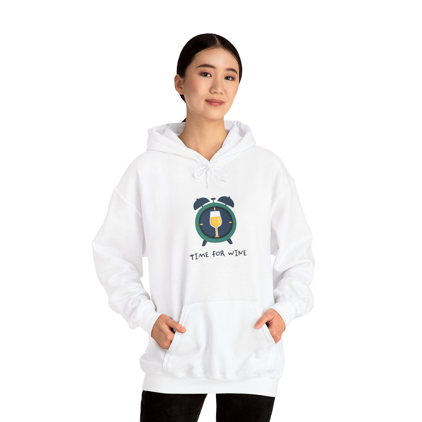Time for Wine (White Lovers) — Hoodie