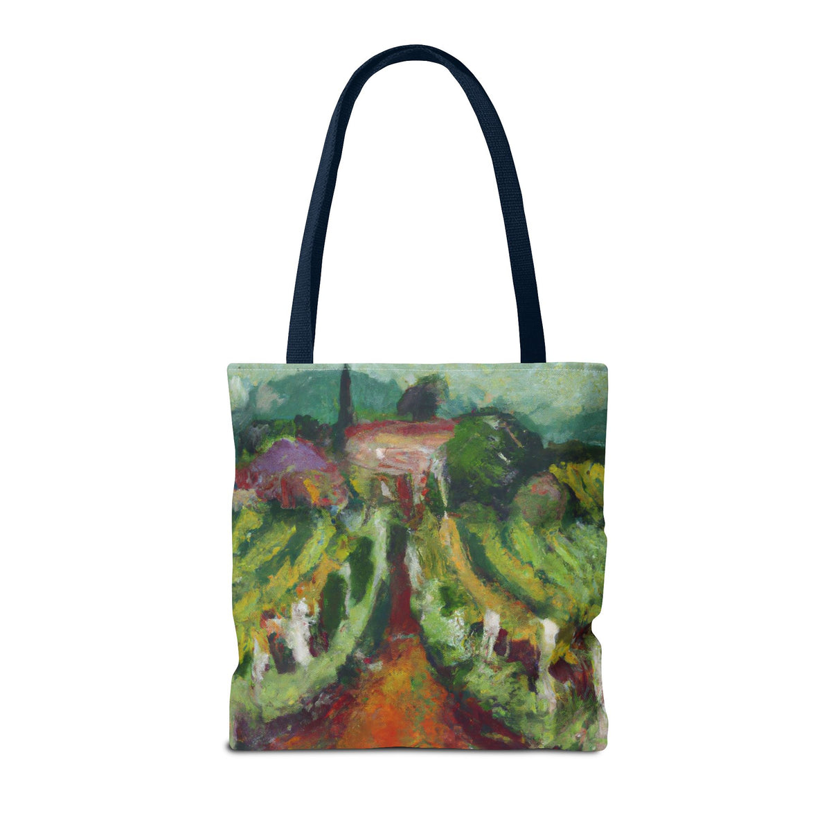 Impressionist Villa Vineyards — Canvas Tote