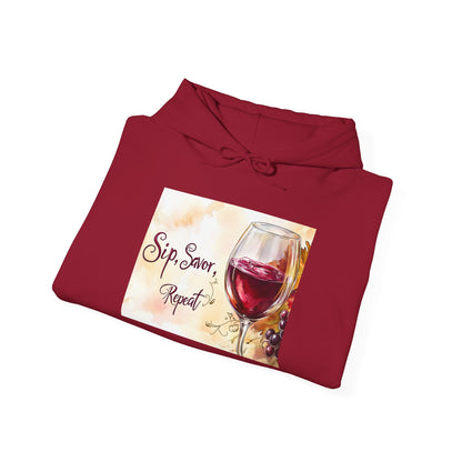 Sip Savor Repeat — Hoodie
