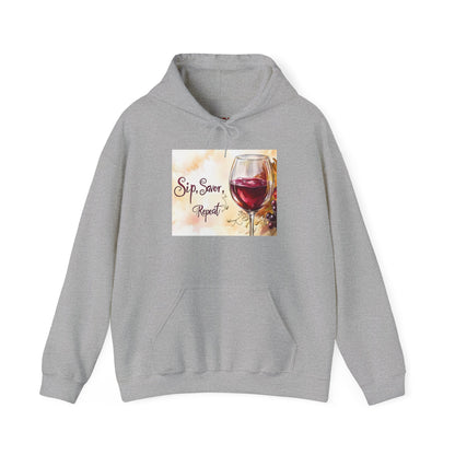 Sip Savor Repeat — Hoodie