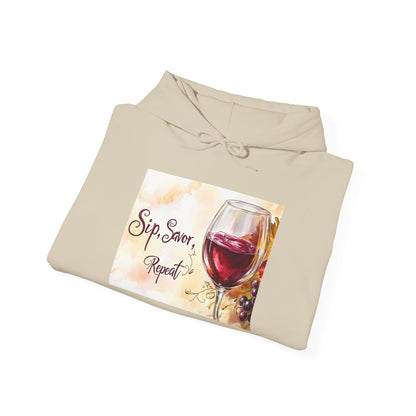 Sip Savor Repeat — Hoodie