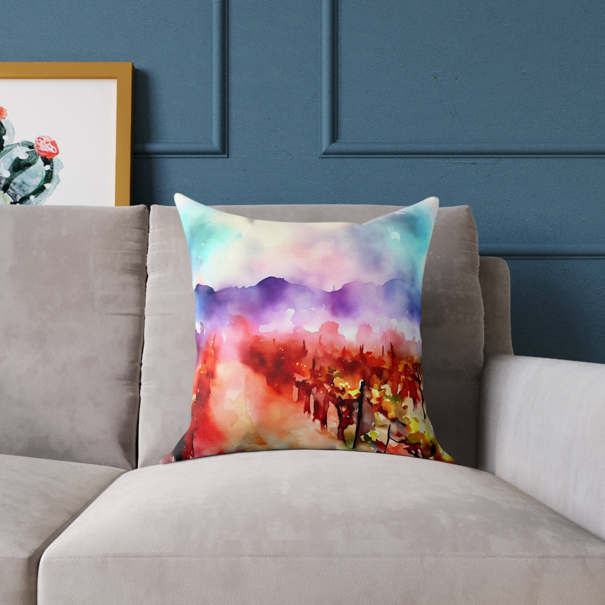 Fiery Vines — Throw Pillow
