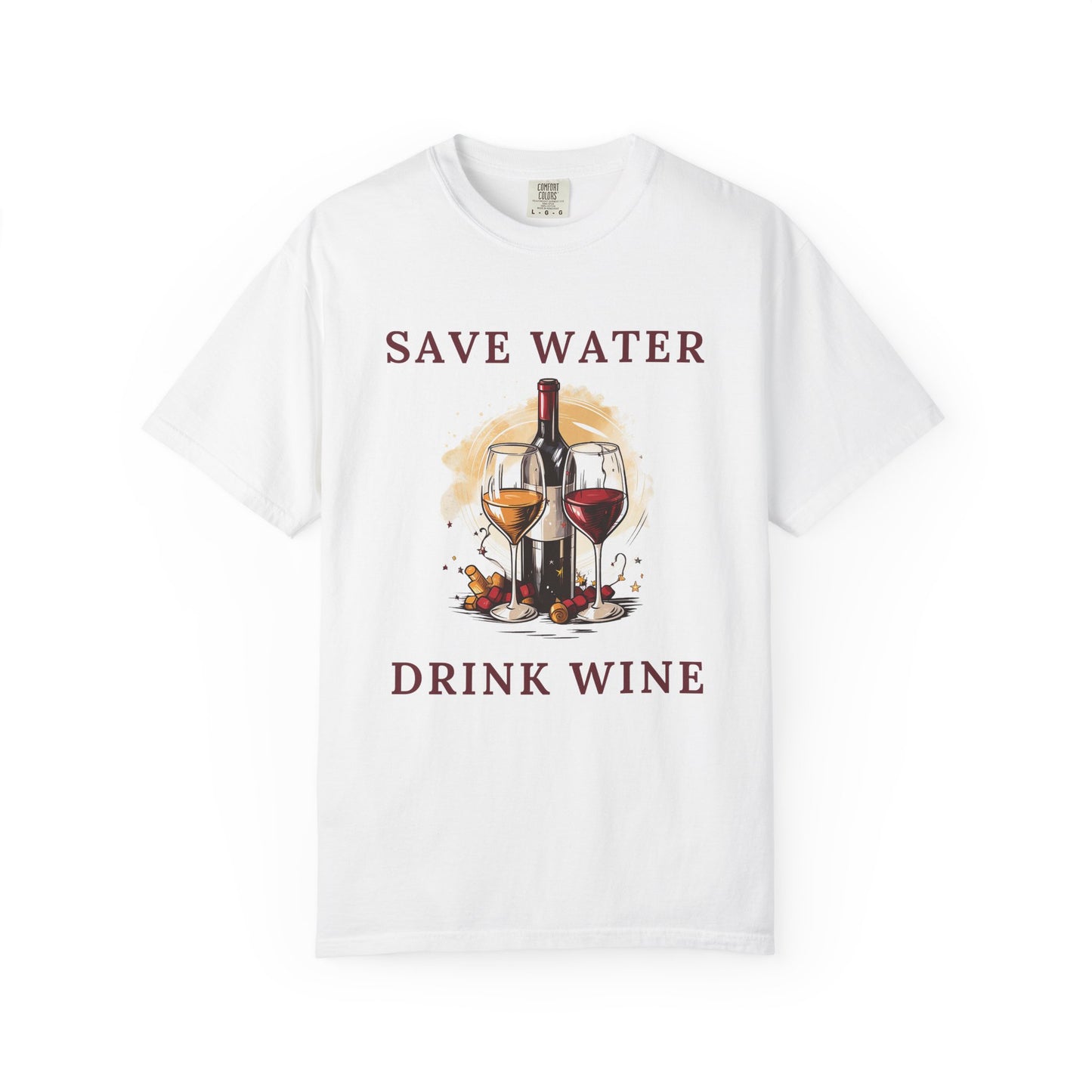 Save Water, Drink Wine — Heavyweight Tee