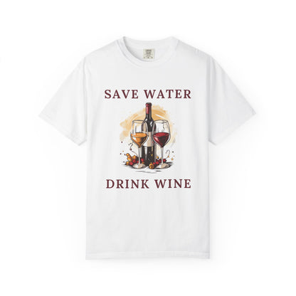 Save Water, Drink Wine — Heavyweight Tee
