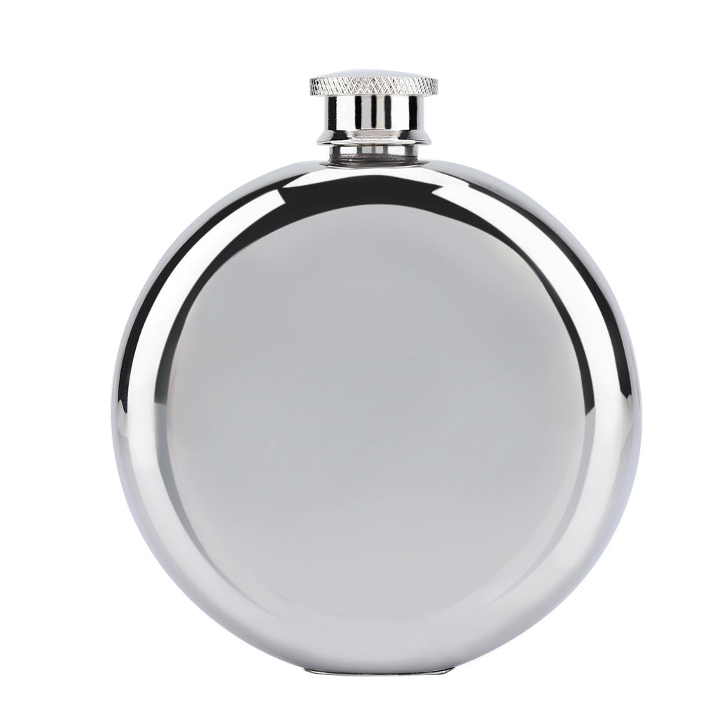 5oz Portable Stainless Steel Round Wine Flask