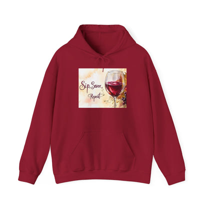 Sip Savor Repeat — Hoodie
