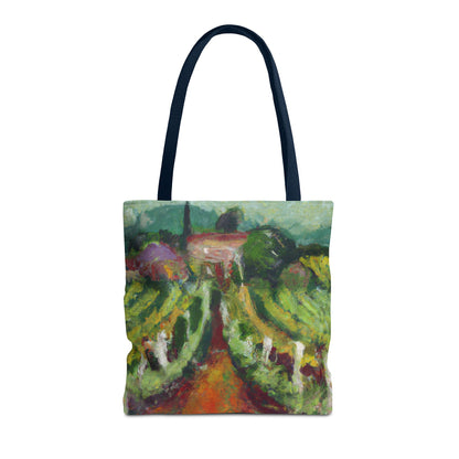 Impressionist Villa Vineyards — Canvas Tote