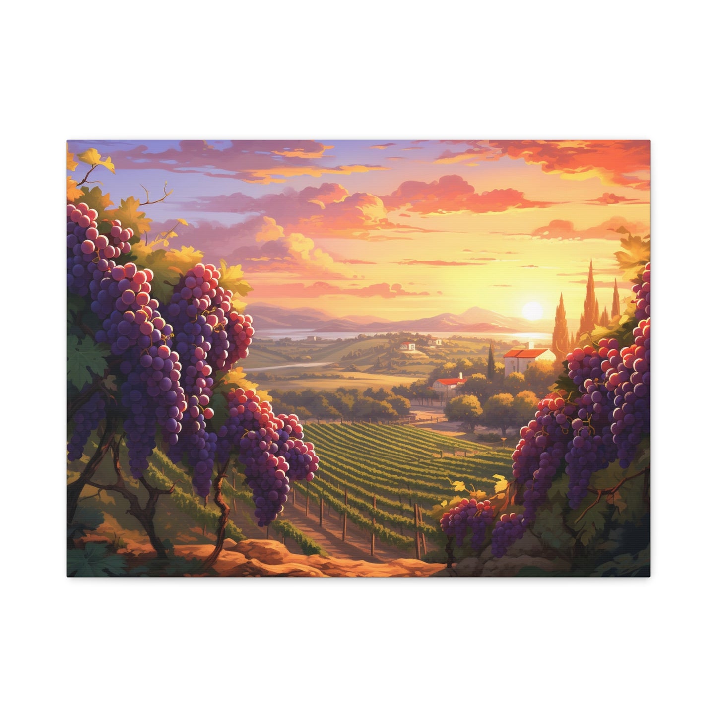Luscious Grapes — Canvas Wall Art
