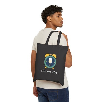 Time for Wine — Canvas Tote