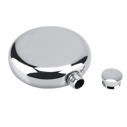 5oz Portable Stainless Steel Round Wine Flask