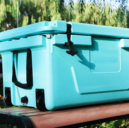 65QT Outdoor Cooler — Heavy-Duty Fish & Camping Ice Chest