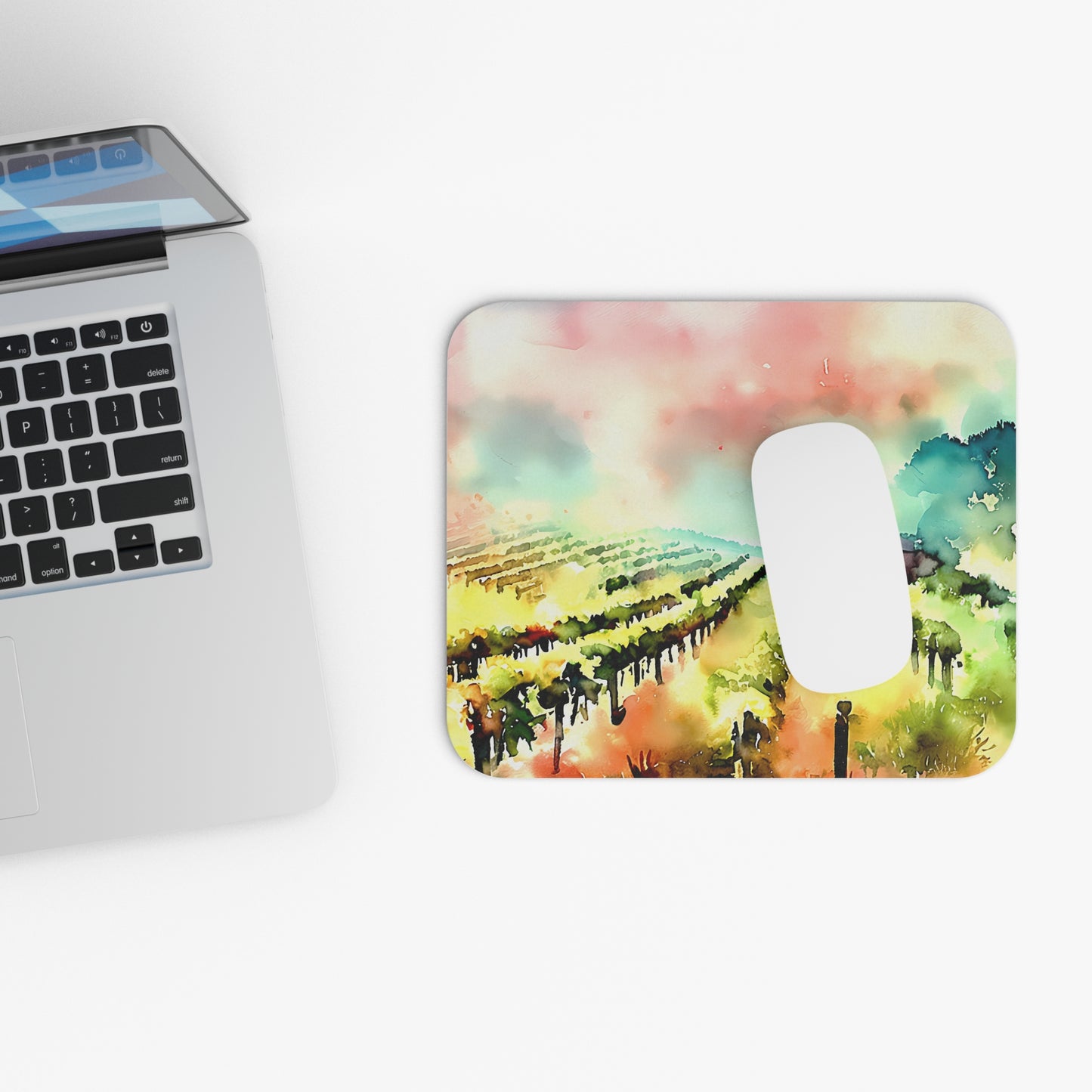 Watercolor Vineyards — Mouse Pad