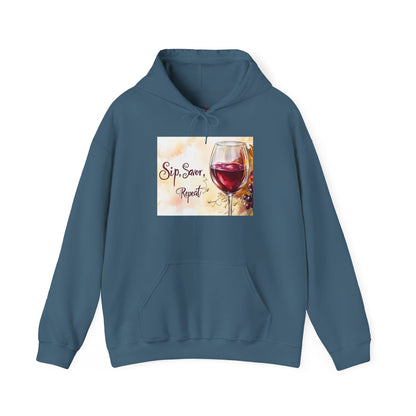 Sip Savor Repeat — Hoodie