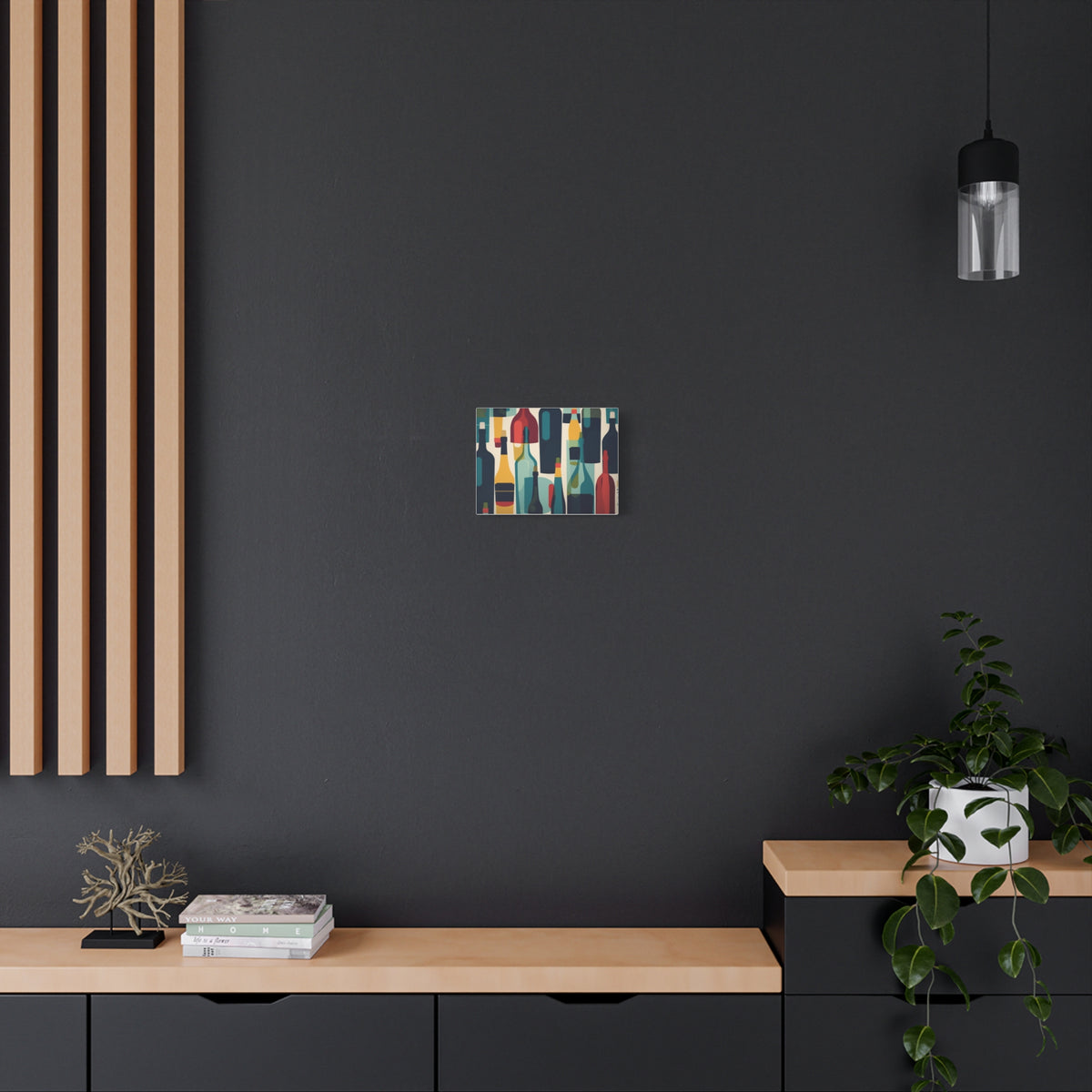 Bold Bottles — Canvas Wall Art