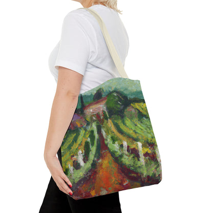 Impressionist Villa Vineyards — Canvas Tote