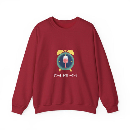 Time for Wine (Red Lovers) — Crewneck Sweatshirt