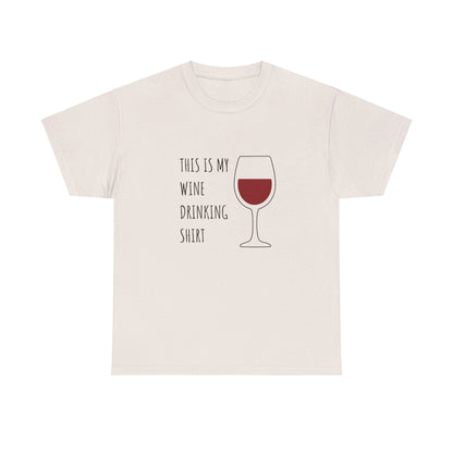 My Red Wine Drinking Shirt — Classic Tee
