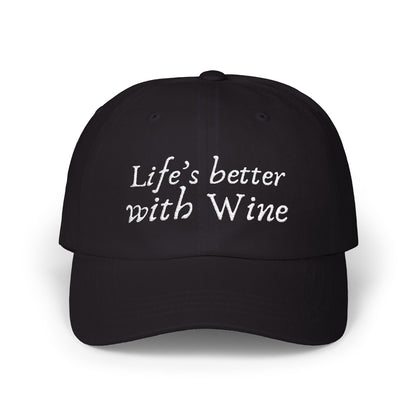 Life's Better with Wine — Classic Cap (Colors)